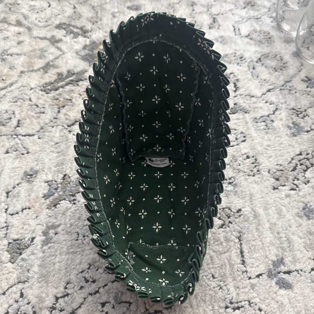 Vintage Longaberger Sleigh Fruit Basket With Liner